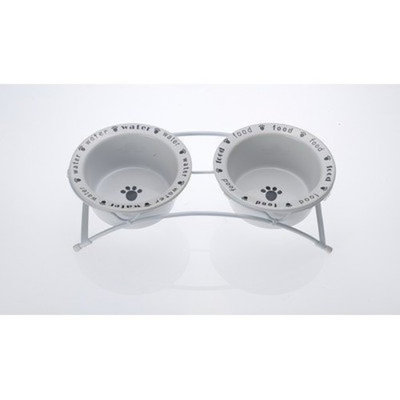Petrageous Designs Sammy's Time Out Elevated Small Dog Feeder