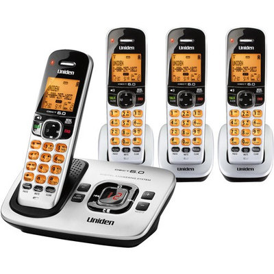 Uniden DECT 6.0 Cordless Phone with 4 Handsets
