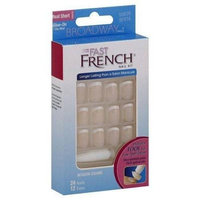 Kiss Broadway Nails Fast French Nail Kit Real Short # Bfd14 # Pink