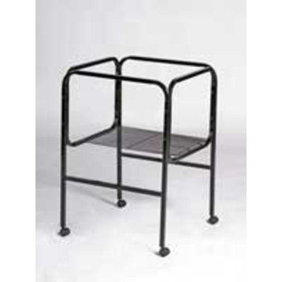 Prevue Pet Products BPV445 Bird Cage Stand with Castors for 16-Inch Diameter Base Cages, Black/White