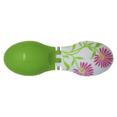 up & up up&up Top Fashion Green Flower Print Contact Lens Case