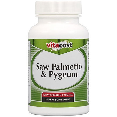 Vitacost Brand Vitacost Saw Palmetto and Pygeum Extract -- 120 Vegetarian Capsules