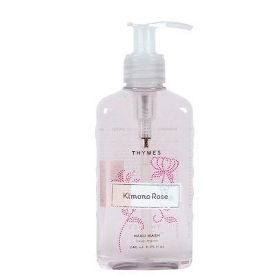 Thymes Hand Wash, Kimono Rose, 8.25-Ounce Pump Bottle