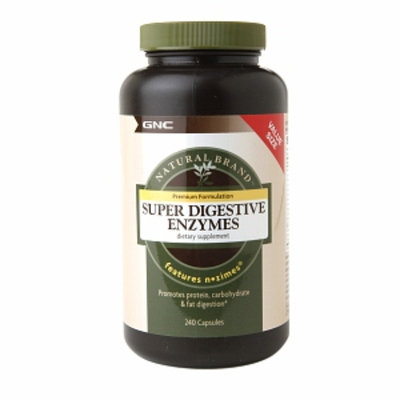 GNC Natural Brand Super Digestive Enzymes, Capsules, 240 ea