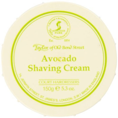 Taylor of Old Bond Street Avocado Shaving Cream In A Bowl, 5.3-Ounce