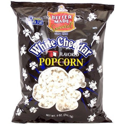Better Made white cheddar flavored popcorn, 9-oz. bag