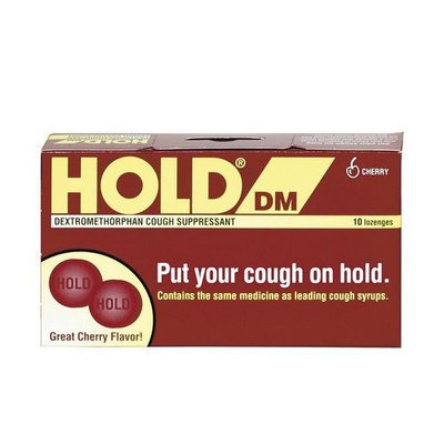 Hold DM Cough Drops-Cherry-10 ct