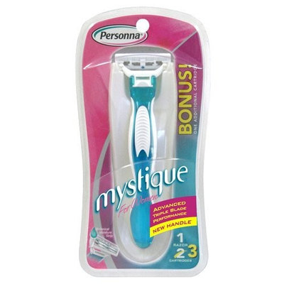Personna Mystique Triple Blade Pivoting Disposable Razor For Women - 3 Ea