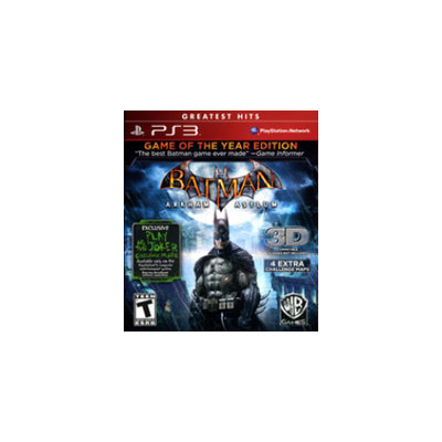 Warner Home Video Games Batman Arkham Asylum Game of the Year