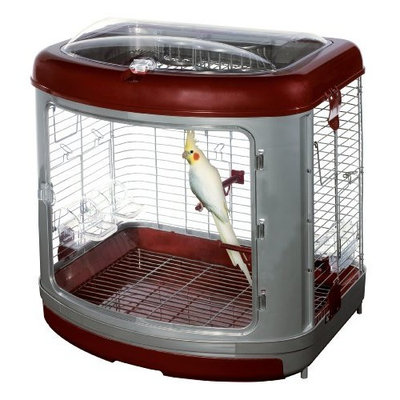 Super Pet Habitat Defined Bird Enrichment Home with Activity Center