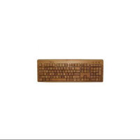 Impecca KBB500 Full Bamboo Custom Carved Designer Keyboard
