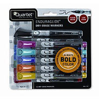 Quartet EnduraGlide Fine Tip Dry-Erase Marker, 12 Pack, 9 Assorted Colors