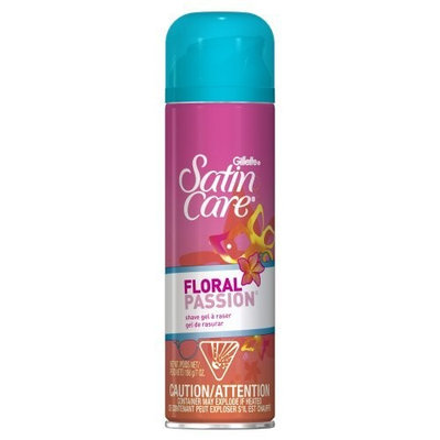 Gillette Satin Care Floral Passion Women's Shave Gel 7 Oz (Pack of 6)