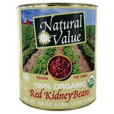 Natural Value Kidney, Red, 108-Ounce (Pack of 6)