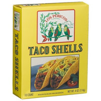 Los Perico Taco Shells, 5-Ounce Boxes (Pack of 15)