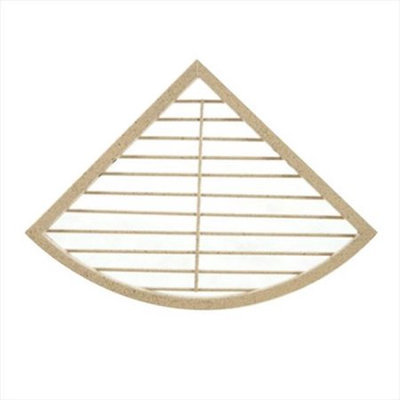 A & E Cage Co A & E Cage AE-CB-L Platinum Large Corner Rest Shelf