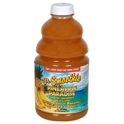 Dr. Smoothie 100% Crushed Fruit Concentrate, Pineapple Paradise, 46-Ounce Bottles (Pack of 2)