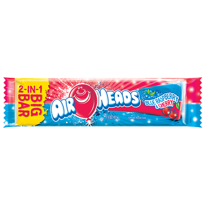 Airheads 2-in-1 Blue Raspberry And Cherry