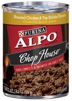 ALPO® CHOP HOUSE® Roasted Chicken & Top Sirloin Flavors Cooked In Savory Juices