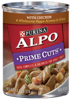 ALPO® PRIME CUTS® With Chicken & Wholesome Veggie Accents In Gravy