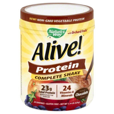 Alive Protein Shake Chocolate 1.14Lb