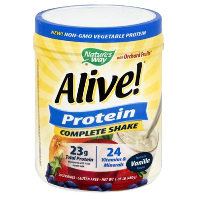 Alive Protein Vanilla 1.04Lb