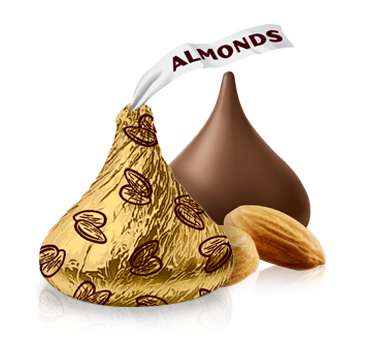 Hershey's Kisses With Almonds Chocolate