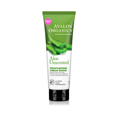 Avalon Organics Unscented Aloe Moisturizing Cream Shave
