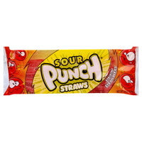 Sour Punch Candy Straws Strikin' Strawberry