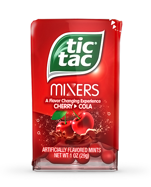 Tic Tac Mixers Cherry To Cola Mints