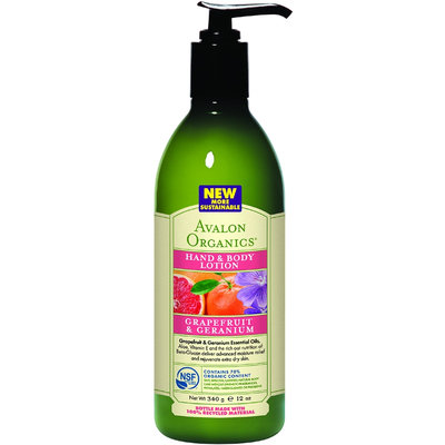 Avalon Organics Grapefruit & Geranium Hand & Body Lotion