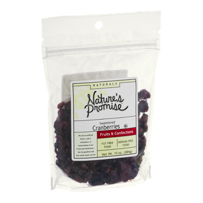 Nature's Promise Naturals Sweetened Cranberries