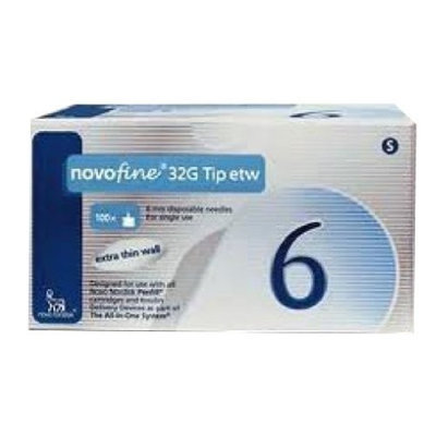NovoFine 32G Tip x 6 mm (1/4