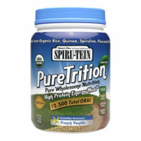 Nature's Plus Spiru-Tein PureTrition French Vanilla - 1.2 lbs - Vegan