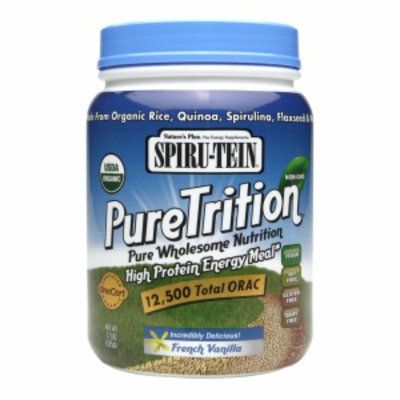 Nature's Plus Spiru-Tein PureTrition French Vanilla - 1.2 lbs - Vegan