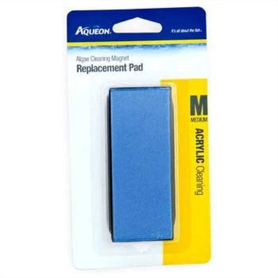 Aqueon 06176 Algae Magnet Replacement Scrub Pad for Acrylic Aquariums, Medium
