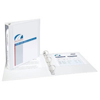 Avery Economy View Binder with 0.5 Inch Round Ring, White (5750)