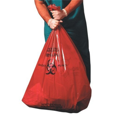 Jaguar Plastics IW2432R 12-16 Gallon 24-Inch by 32-Inch 1.3-Mil Red Healthcare Liners (Case of 250)