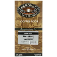 Baronet Coffee Hazelnut Medium Roast (12 g) Coffee Pods, 16-Count Pods (Pack of 3)