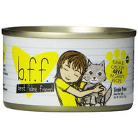 Best Feline Friend Cat Food, Tuna & Chicken 4Eva Recipe, 3-Ounce Cans (Pack of 12)