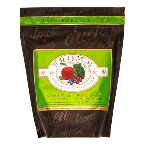 Fromm Four Star Surf and Turf Formula Dry Cat Food Reviews 2019