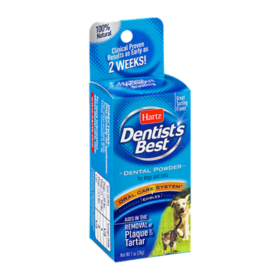 Hartz Dentist's Best Dental Powder for Dogs & Cats