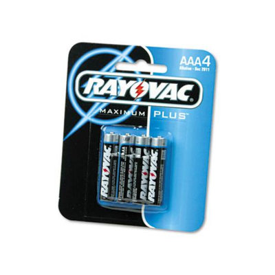 Alkaline Batteries, AAA, 4/Pack 824-4F