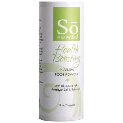 So Essential Health Boosting Natural Foot Powder, 2.6-Ounce