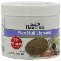Flax Usa Flax Hull Lignans, 5.3-Ounce Canister