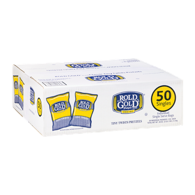 Rold Gold Tiny Twists Pretzels Single Serve Bags - 50 CT