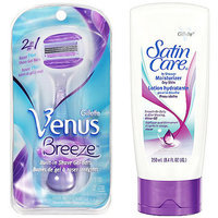 Gillette Venus Venus Breeze & Bonus SatinCare Dry Skin In-Shower Moisturizer