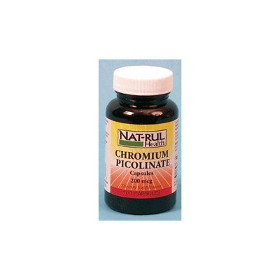 Nat-rul Health Products CHROMIUM PIC TB 200 MCG N-R Size: 100