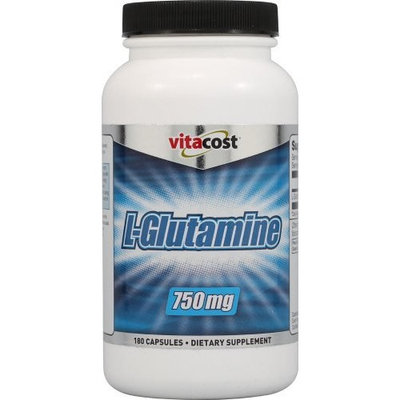 Vitacost Brand Vitacost L-Glutamine -- 750 mg - 180 Capsules