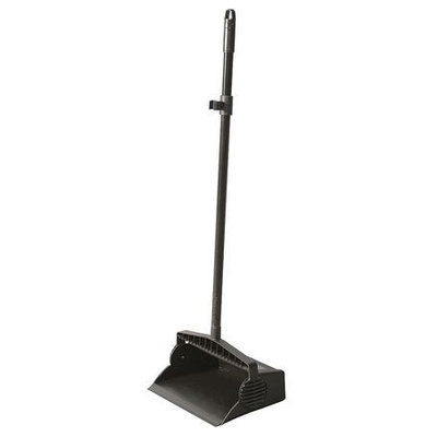 TOUGH GUY 20WT68 Lobby Dust Pan, Black,37 in. L